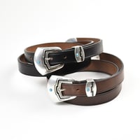 25mm MARFA LONG LEATHER BELT -U.K-