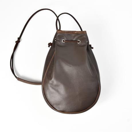 STAR DRAWSTRING BAG -goat smoorth-