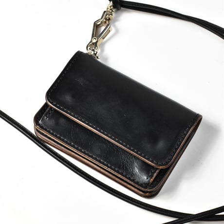 COIN & CARD CASE -chrome excel-