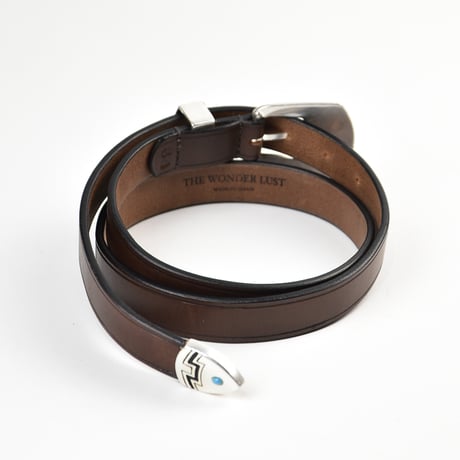 25mm MARFA LONG LEATHER BELT -U.K-
