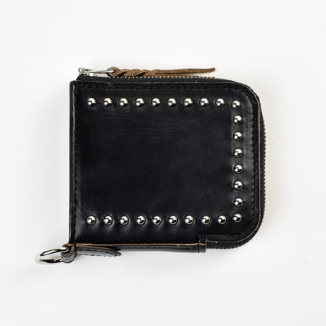 STUDS L-ZIP MINI WALLET