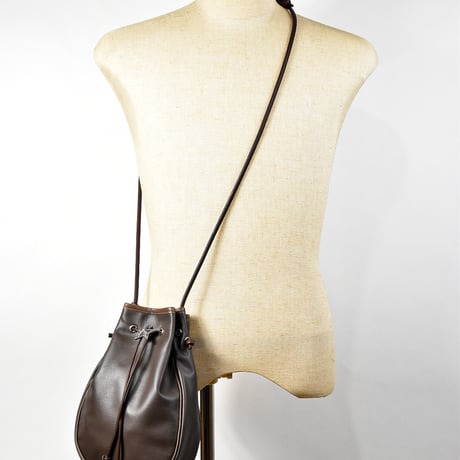 STAR DRAWSTRING BAG -goat smoorth-