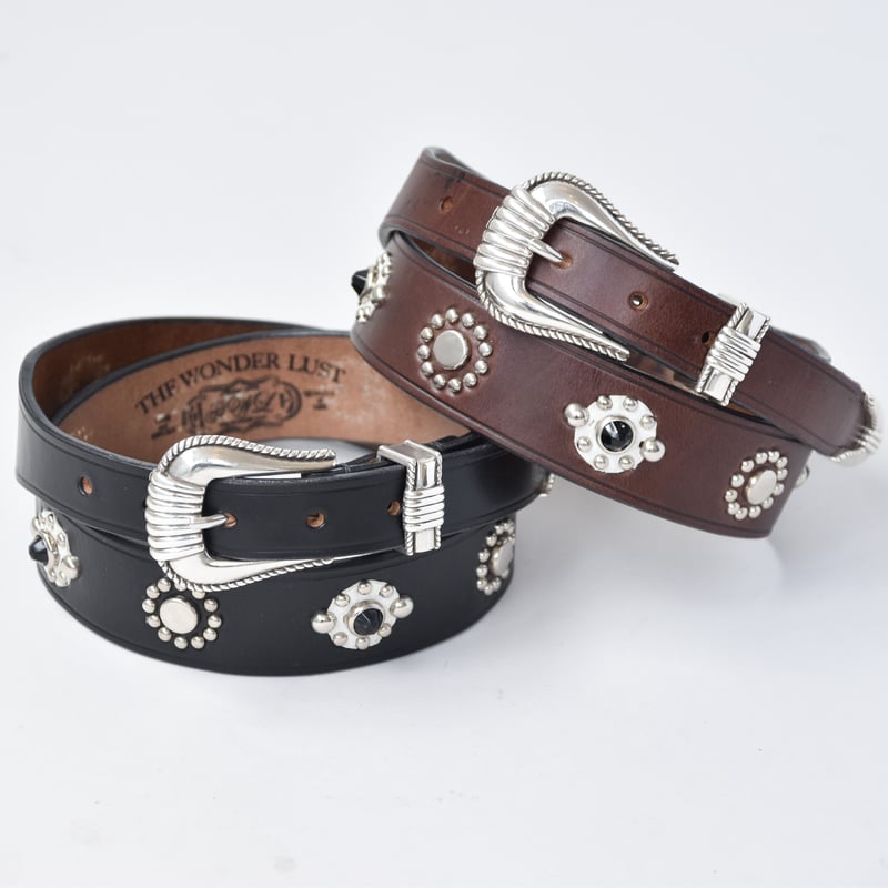 25-40mm WESTERN BELT -stone studs- | the wonder