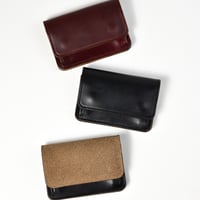 COIN & CARD CASE -chrome excel-