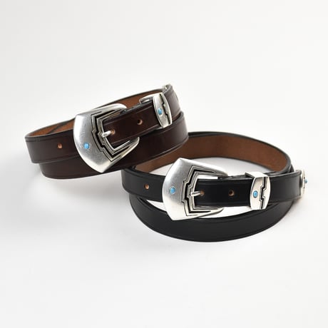 25mm MARFA LEATHER BELT -U.K-