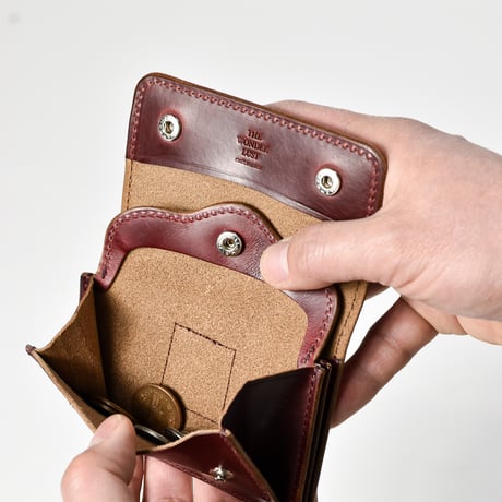 COIN & CARD CASE -chrome excel-