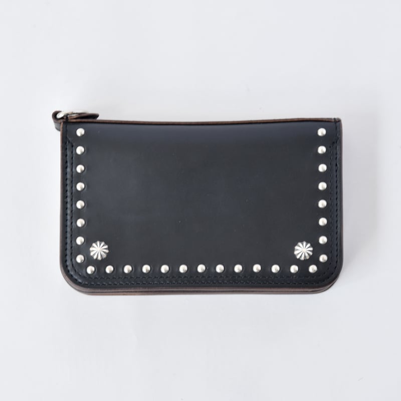 SHELL & STUDS MID WALLET | the wonder lust SHELL & STUDS MID WALLET | the wonder lust