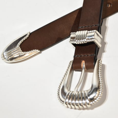25mm WESTERN BELT -U.K silver studs-