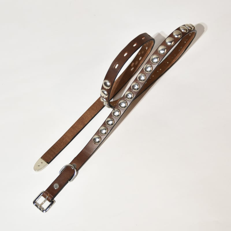 20mm NARROW LONG BELT-silver studs- | the wonde 20mm NARROW LONG BELT-silver studs- | the wonde