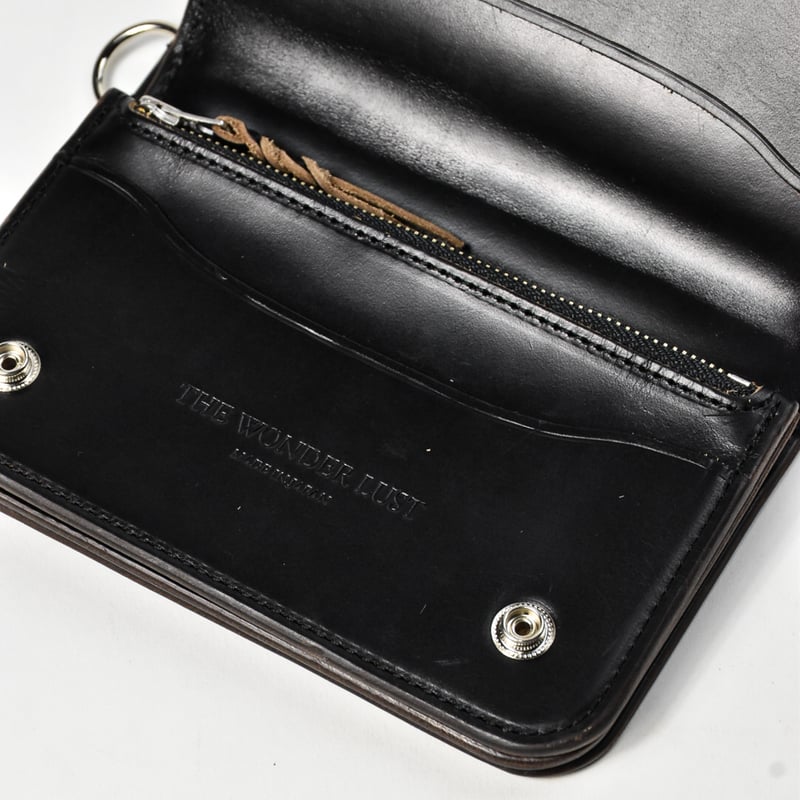 SHELL & STUDS MID WALLET -chrome excel- | THE W