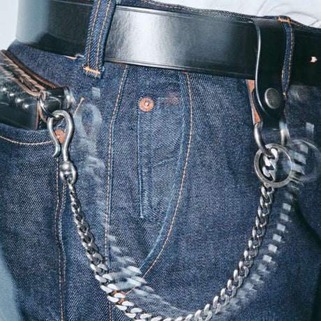 THE WONDER LUST クロムエクセル トラッカーウォレット シルバー THE WONDER LUST クロムエクセル トラッカーウォレット シルバー