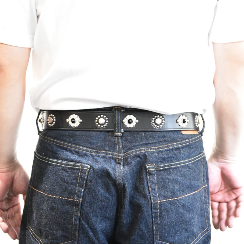 25-40mm WESTERN BELT -stone studs- | the wonder
