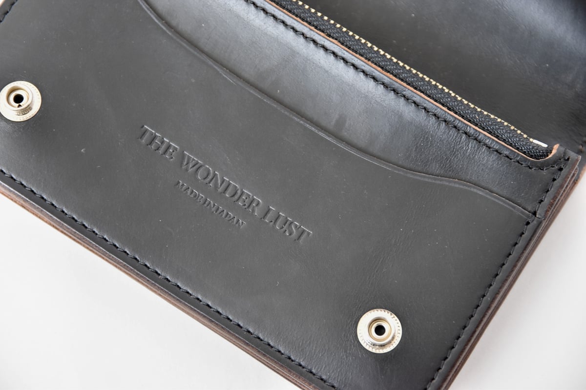 THE WONDER LUST トラッカーズウォレット THE WONDER LUST 財布 BLACK トラッカーウォレット 日本製