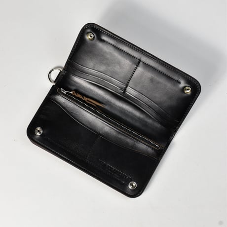 SHELL & STUDS LONG WALLET