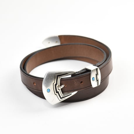 25mm MARFA LONG LEATHER BELT -U.K-