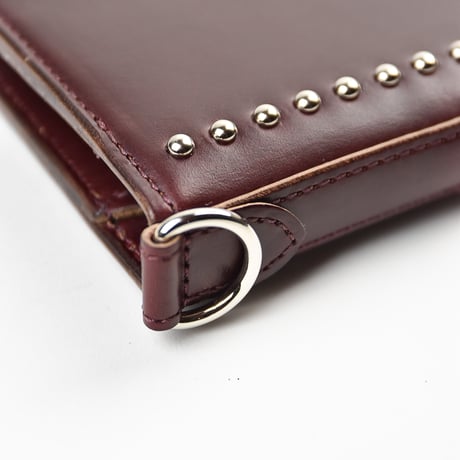 STUDS L-ZIP MINI WALLET