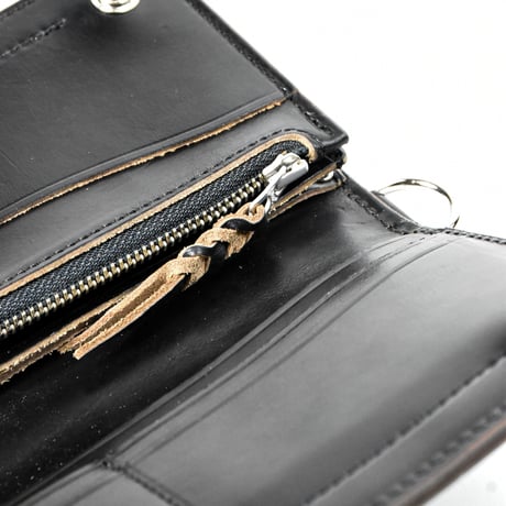 SHELL & STUDS LONG WALLET