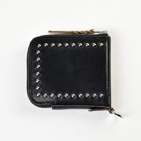 STUDS L-ZIP MINI WALLET