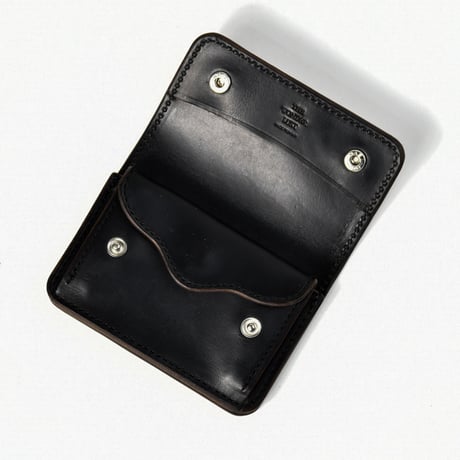 COIN & CARD CASE -chrome excel-