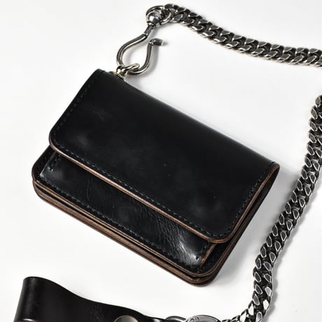 COIN & CARD CASE -chrome excel-