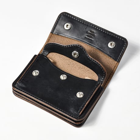 COIN & CARD CASE -chrome excel-
