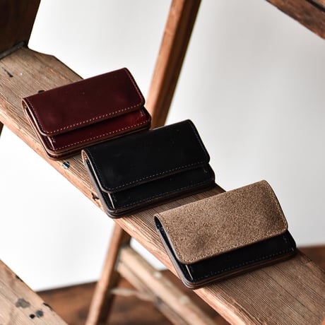 COIN & CARD CASE -chrome excel-