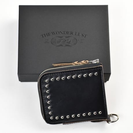 STUDS L-ZIP MINI WALLET