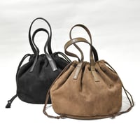 BALLOON BAG -goat suede-