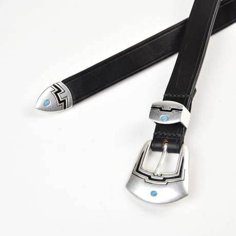 25mm MARFA LONG LEATHER BELT -U.K-