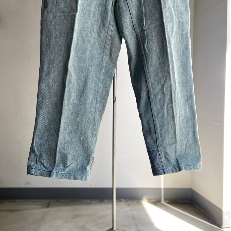 60's スイス軍 デニムワークパンツ used / S | THE DEPARTMENT S 60's スイス軍 デニムワークパンツ used / S | THE DEPARTMENT S