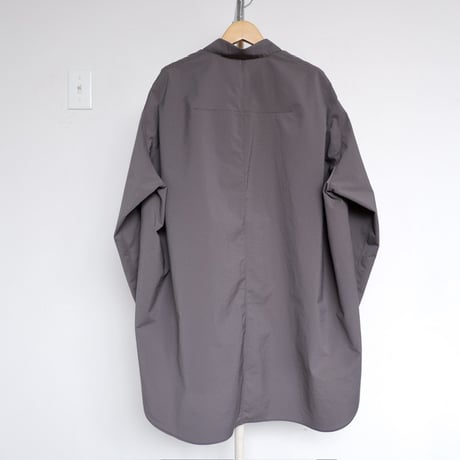 FIRMUM グラフチェックシャツ / grey×black / M