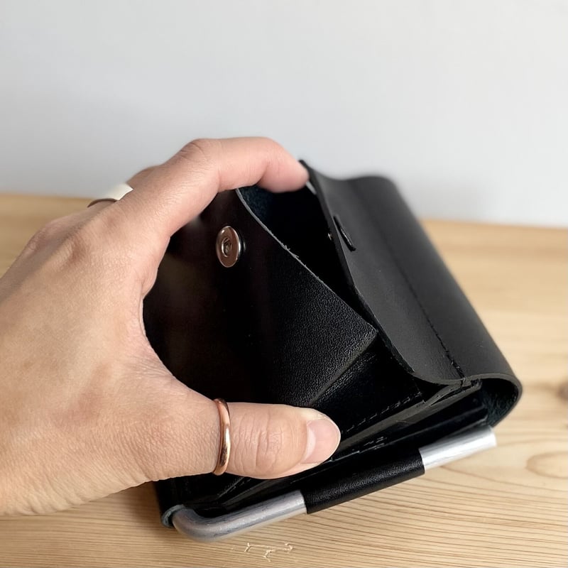 macromauro AL FOLDED WALLET / BLACK | THE DEP
