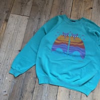 80's〜"Laurel Burch" sweat 358