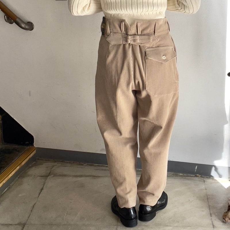 50s ヴィンテージ ユーロ コーデュロイパンツ ワークパンツ 40-50s