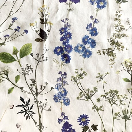 ASEEDONCLÖUD  handkerchief 【Pressed Flower】