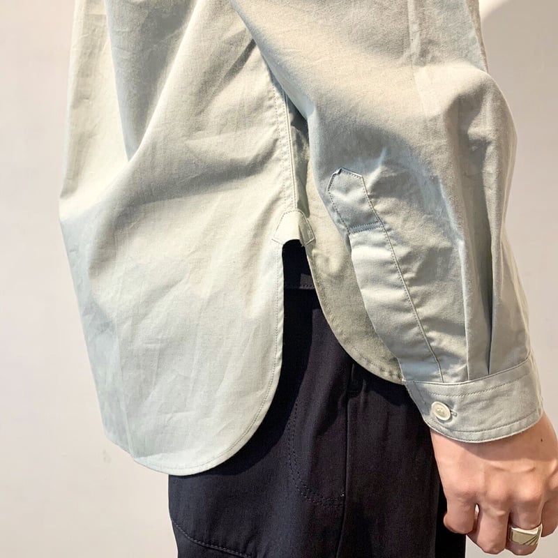Handwerker カラーレスシャツ / green / M | THE DEPART Handwerker カラーレスシャツ / green / M | THE DEPART