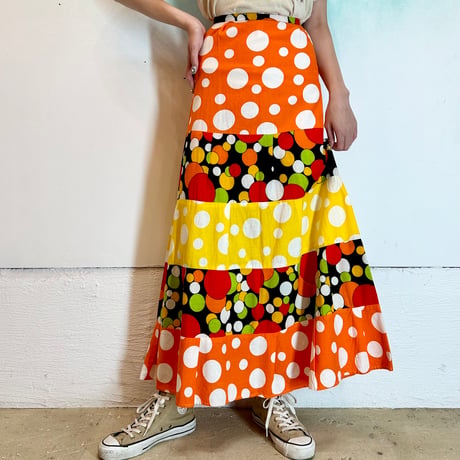 80's tiered skirt 328