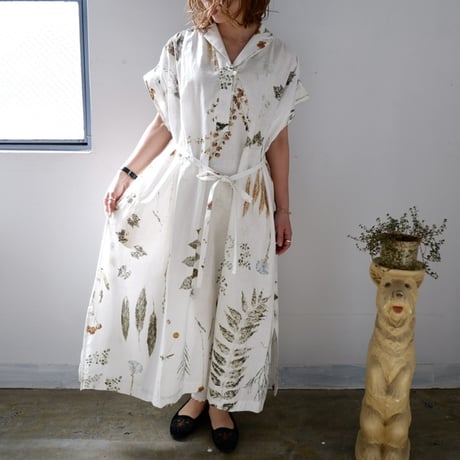 ASEEDONCLÖUD / assimilate plants dress / plants memories print / S