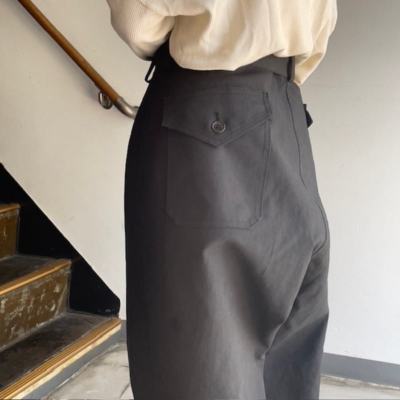 1950's イタリア軍 オーバーパンツ black染め dead stock | T 1950's イタリア軍 オーバーパンツ black染め dead stock | T