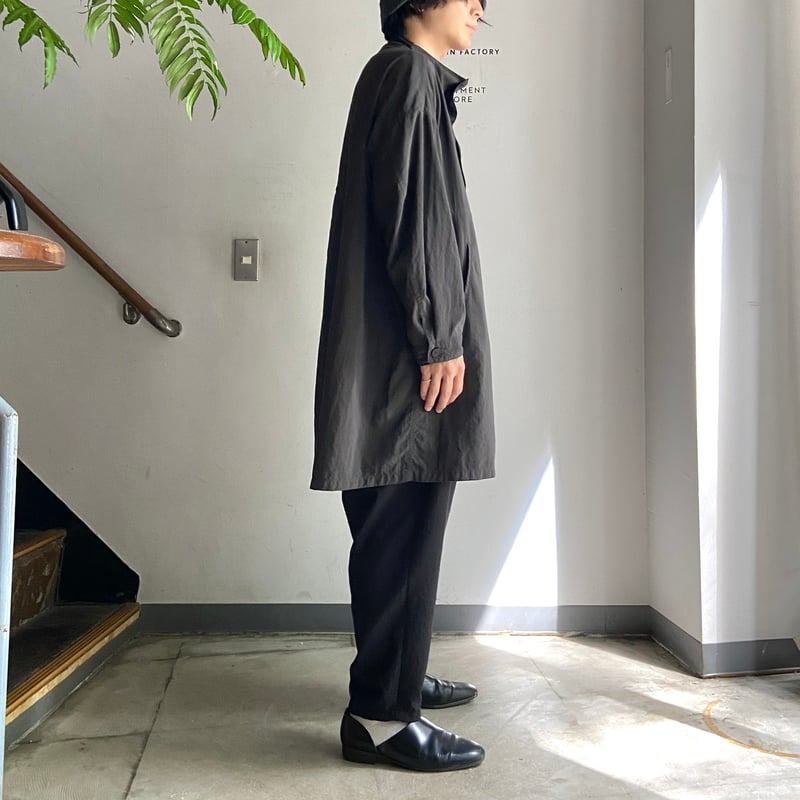 FIRMUM / ナイロンタスラン ボトルネックコート / Dark grey / S FIRMUM / ナイロンタスラン ボトルネックコート / Dark grey / S