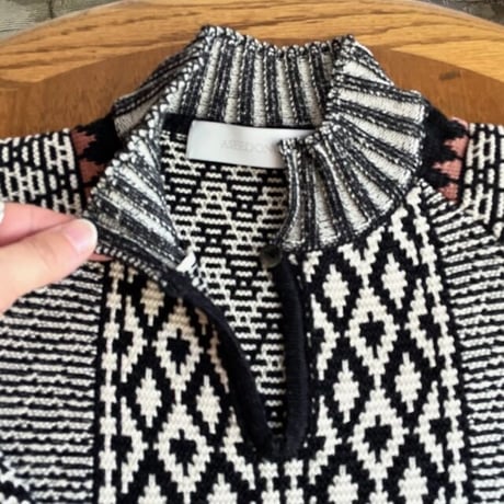 T様専用 / ASEEDONCLÖUD  Kigansai knit blouse / Black / Free