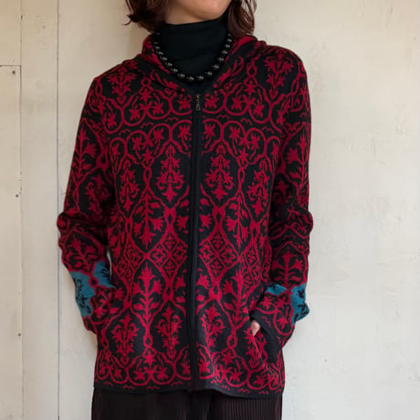 alpaka knit zip up foodie 370