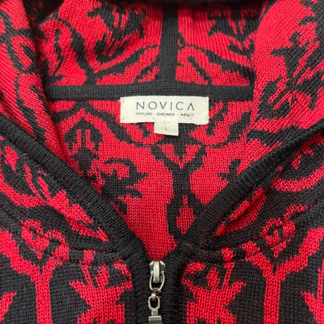 alpaka knit zip up foodie 370