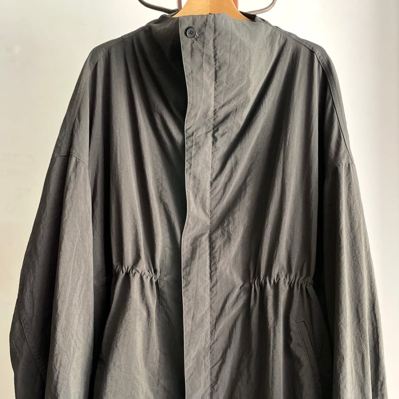 FIRMUM / ナイロンタスラン ボトルネックコート / Dark grey / S FIRMUM / ナイロンタスラン ボトルネックコート / Dark grey / S