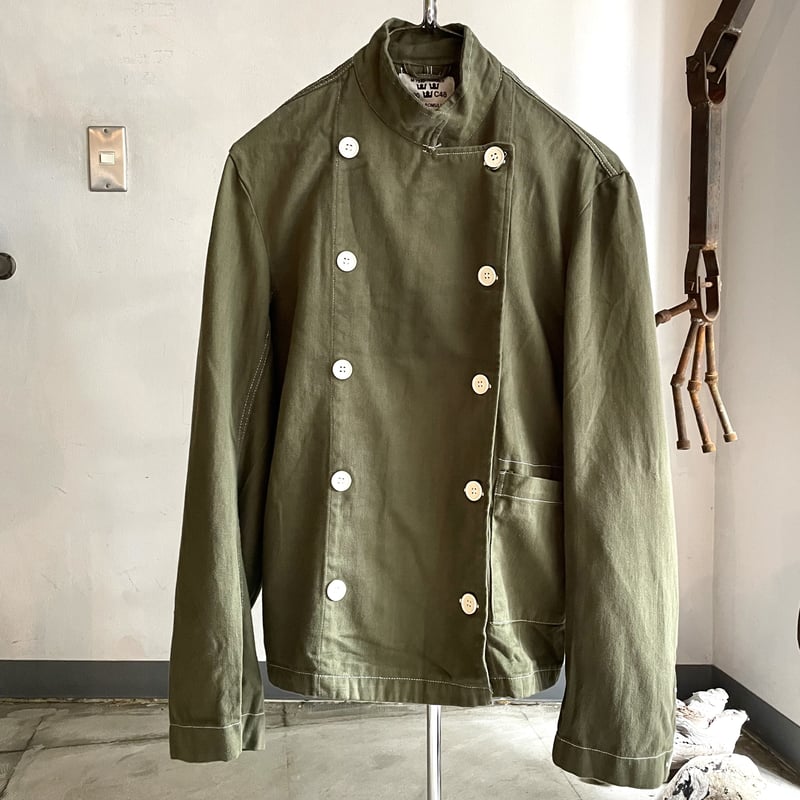 スウェーデン コックジャケット 後染めOLIVE | THE DEPARTMENT STORE