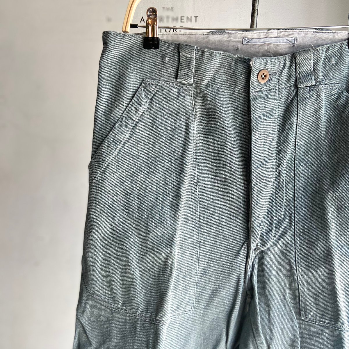 60's スイス軍 デニムワークパンツ used / S | THE DEPARTMENT S