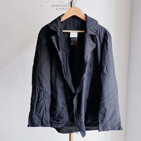 DDUD ポリエステルライトタフタ・高温高圧製品染め / ライダースジャケット / midnight / 3