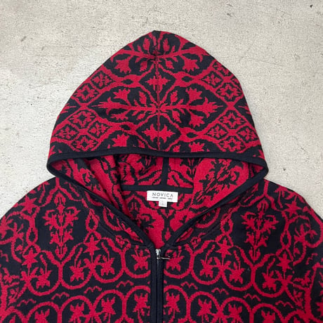 alpaka knit zip up foodie 370