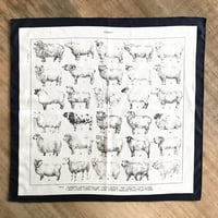 ASEEDONCLÖUD  handkerchief 【Sheep】