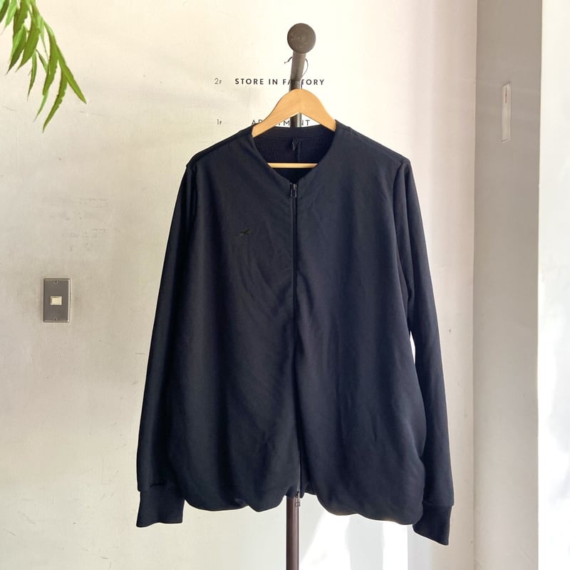 FIRMUM ポリエステル製品染め ジャストサイズカーディガン / black / M  